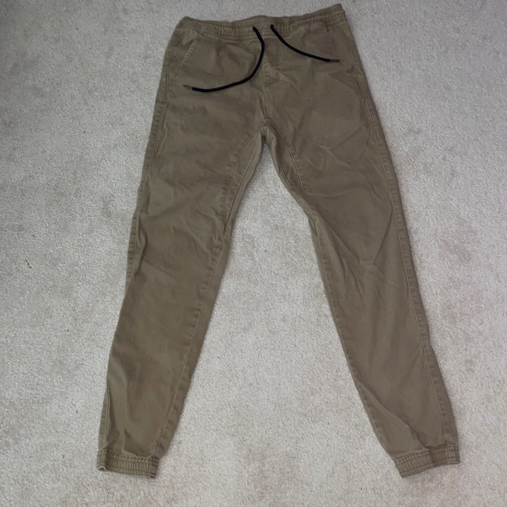 Chor Clothing khaki joggers - Size M